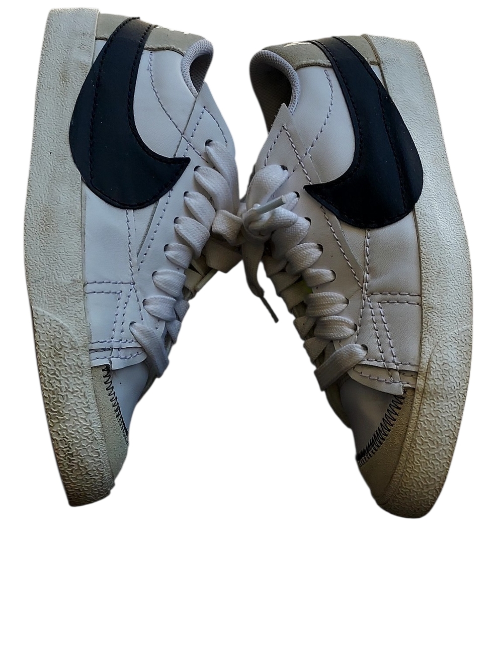 Womens Nike Blazer Low 77 Jumbo 'White Black Sail